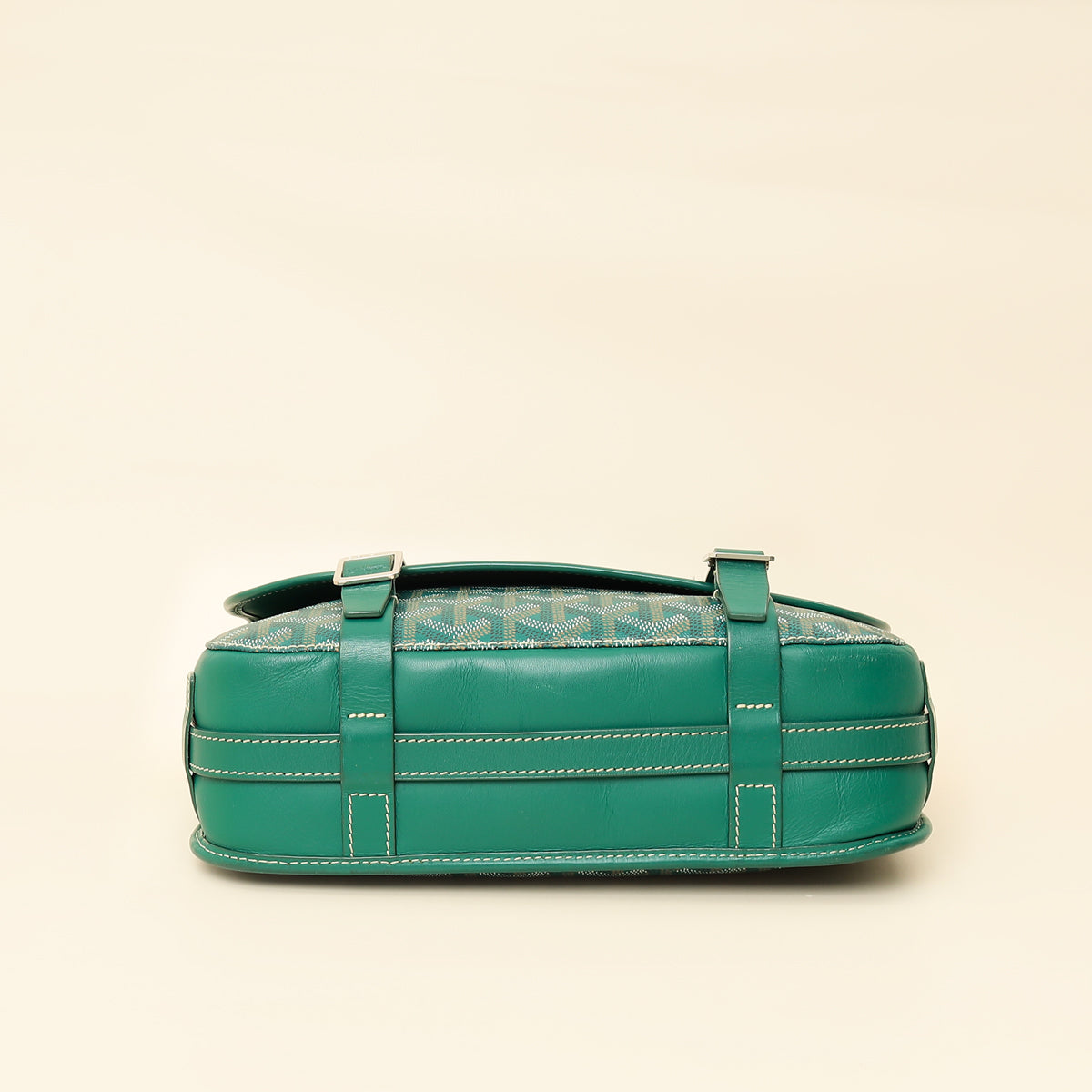 Goyard Green Goyardine Belvedere MM Bag-Goyard-THE CLOSET