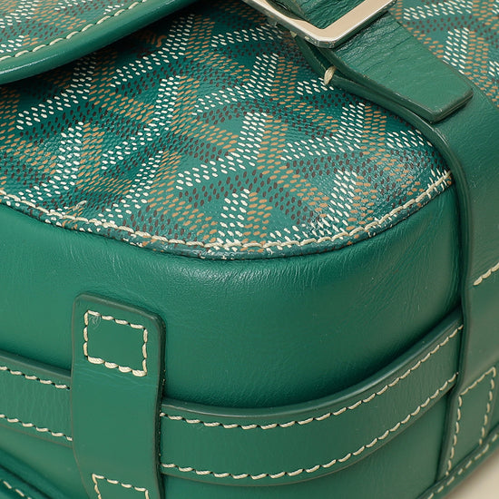 Goyard Green Goyardine Belvedere MM Bag-Goyard-THE CLOSET