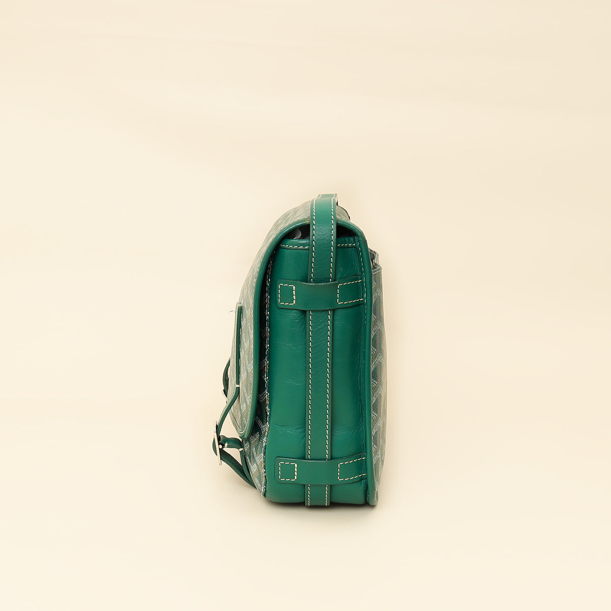 Goyard Green Goyardine Belvedere MM Bag-Goyard-THE CLOSET