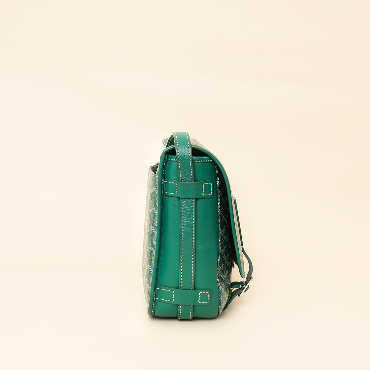 Goyard Green Goyardine Belvedere MM Bag-Goyard-THE CLOSET