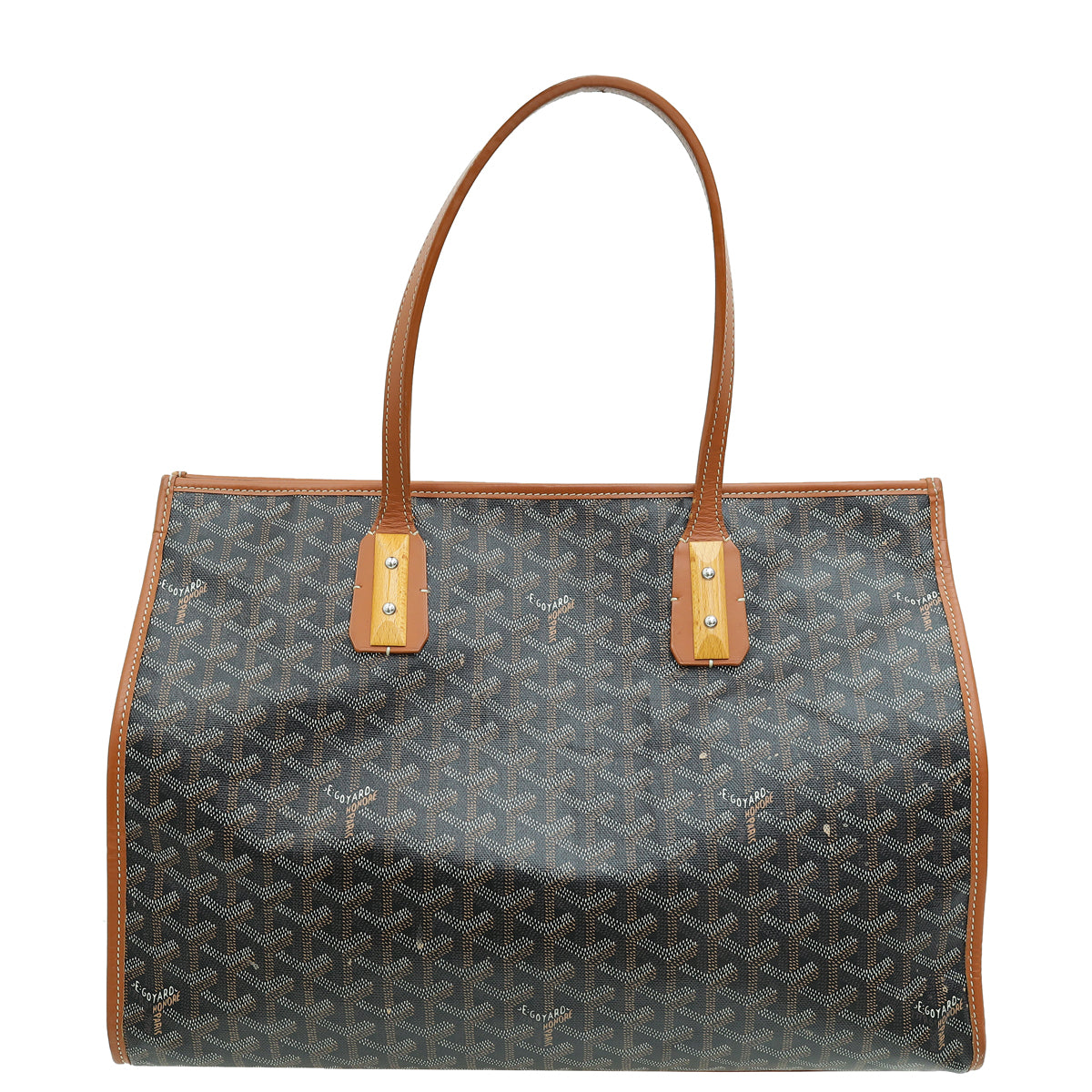 Goyard Bicolor Goyardine Marquises Tote Bag