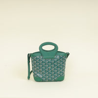 Goyard Green Goyardine Beluga Mini Bag