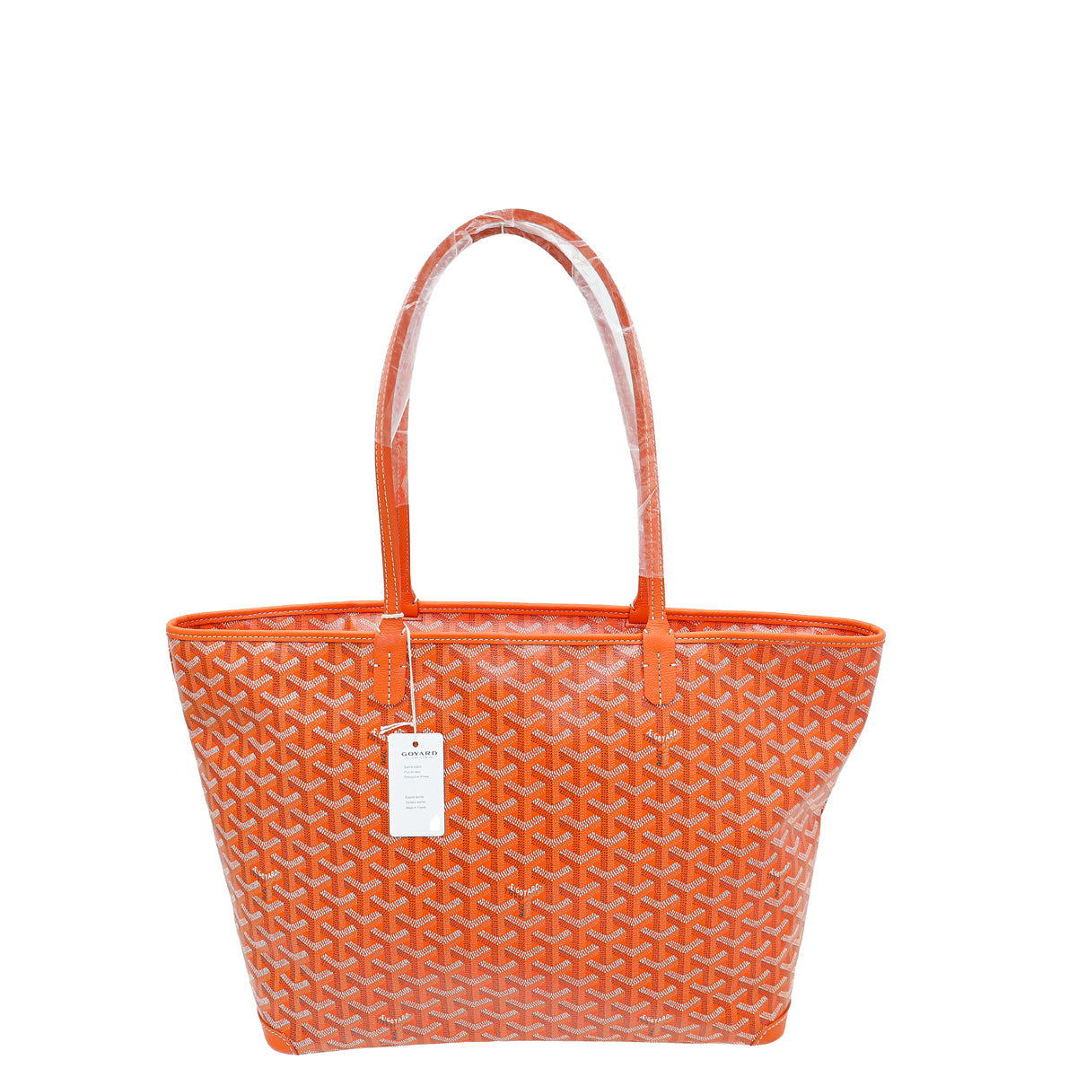 Goyard Orange Goyardine Artois MM Bag-Goyard-THE CLOSET