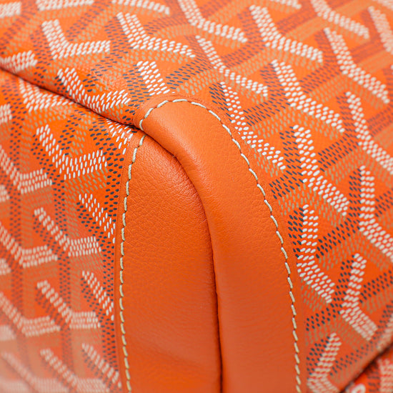 Goyard Orange Goyardine Artois MM Bag