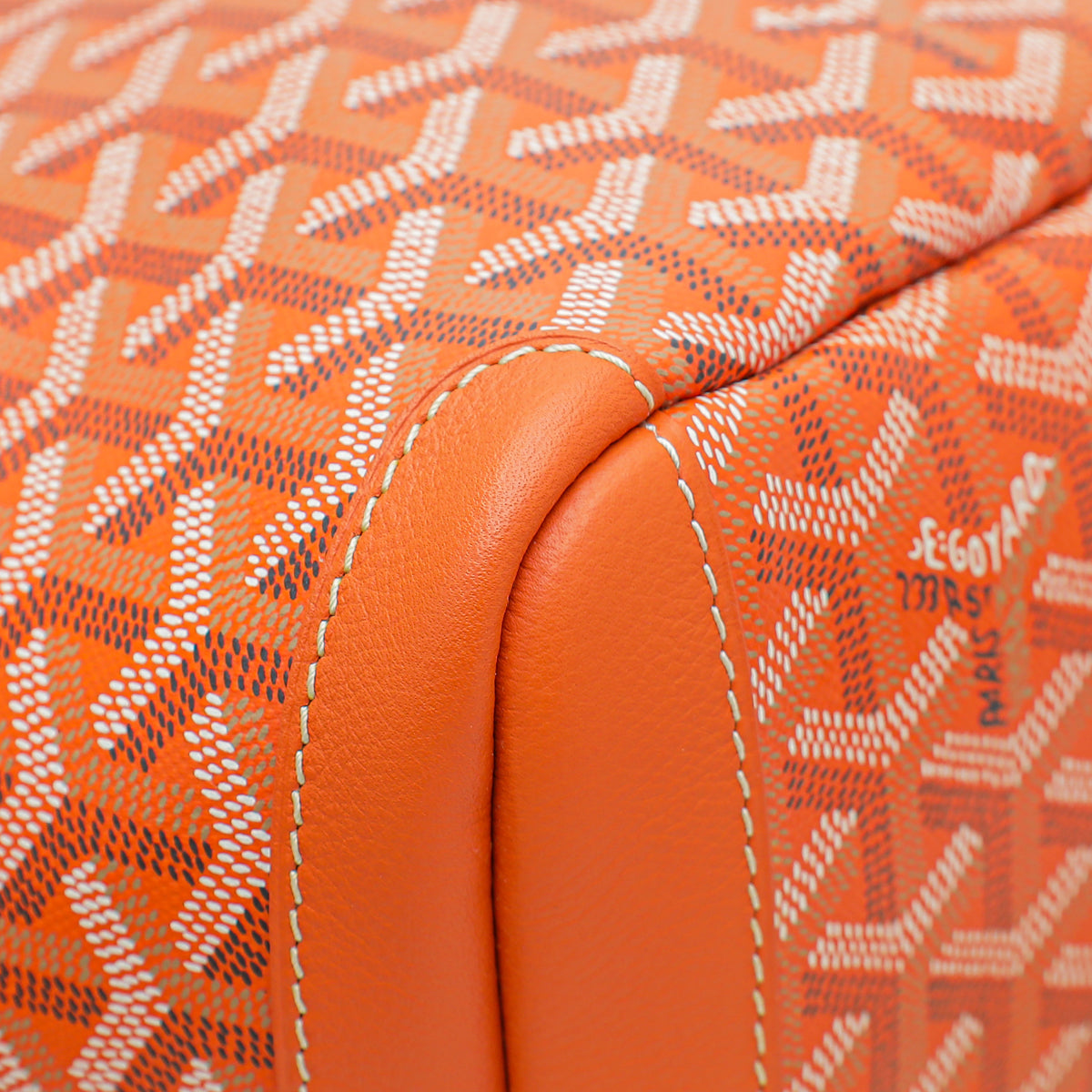 Goyard Orange Goyardine Artois MM Bag – The Closet