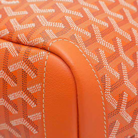 Goyard Orange Goyardine Artois MM Bag