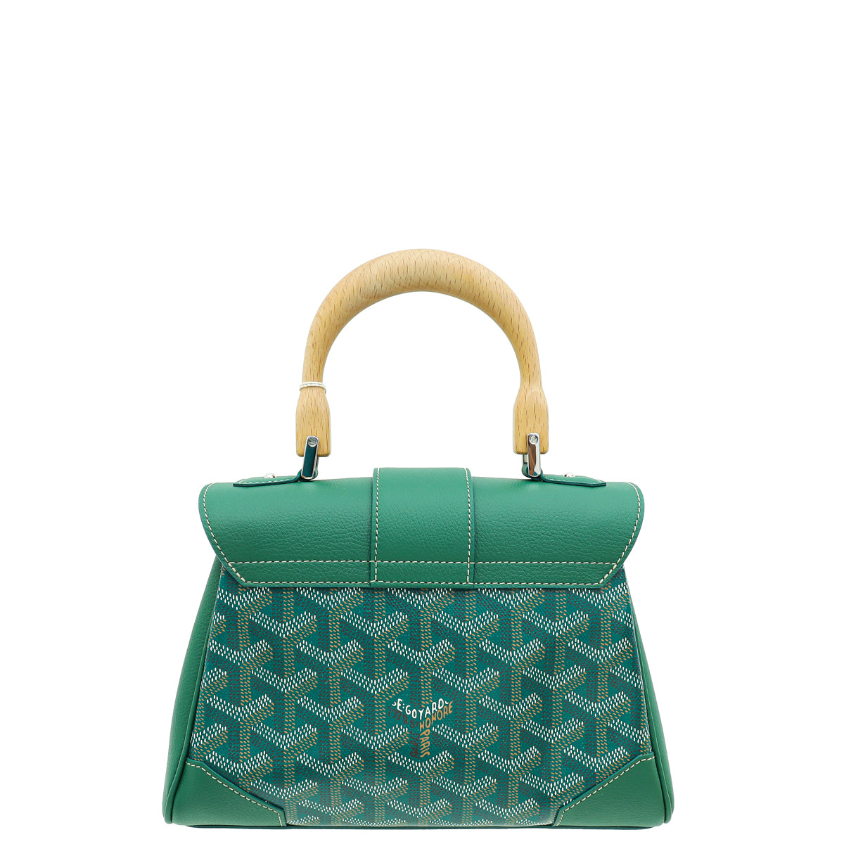 Goyard Green Goyardine Saigon Souple Mini Bag