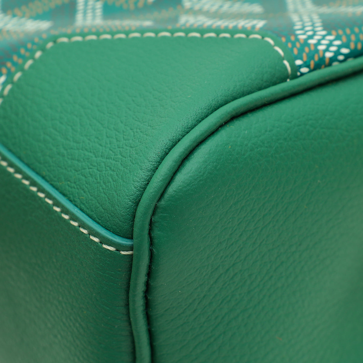 Goyard Green Goyardine Saigon Souple Mini Bag