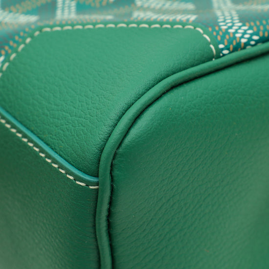 Goyard Green Goyardine Saigon Souple Mini Bag