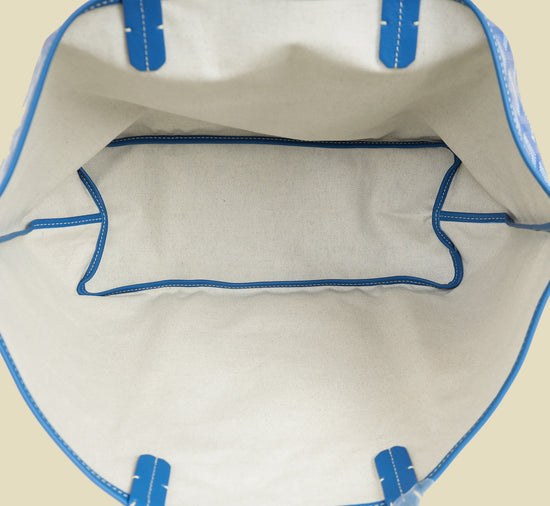 Goyard Blue Goyardine Saint Louis PM Bag