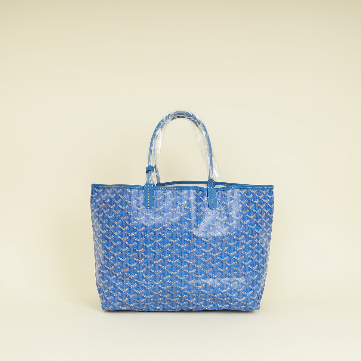 Goyard Blue Goyardine Saint Louis PM Bag