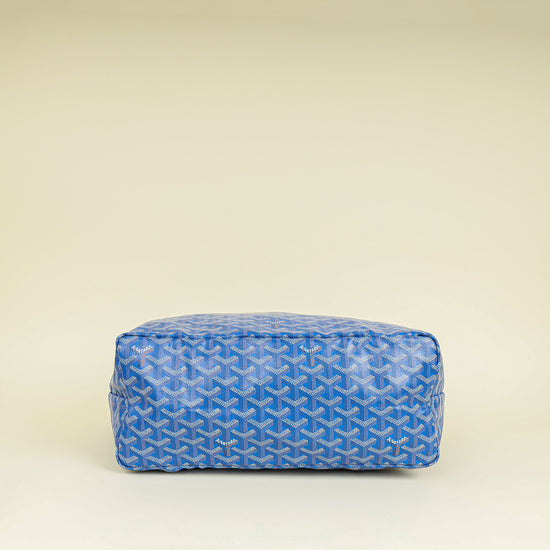 Goyard Blue Goyardine Saint Louis PM Bag