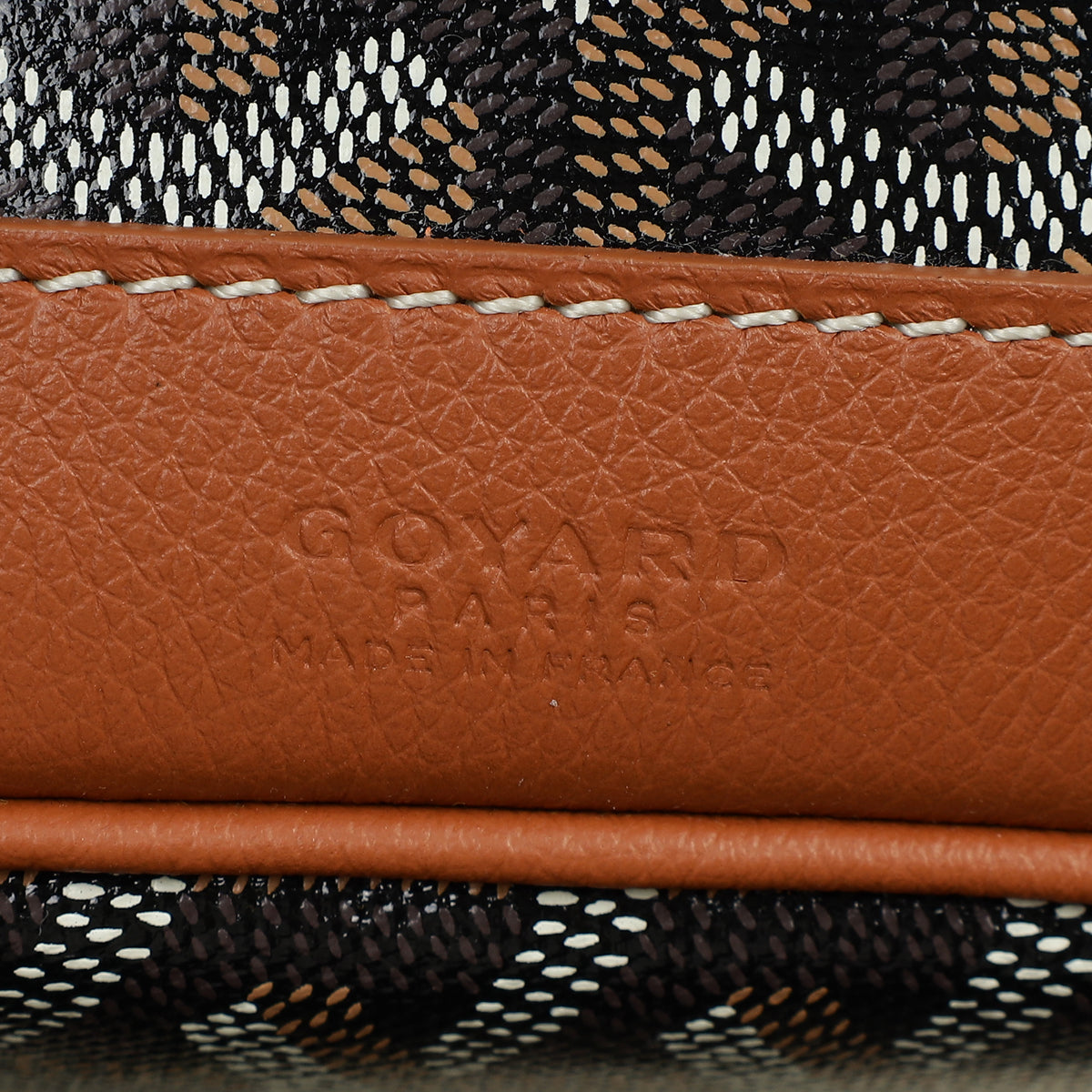 Goyard Brown Goyardine Petit Flot Bucket Bag