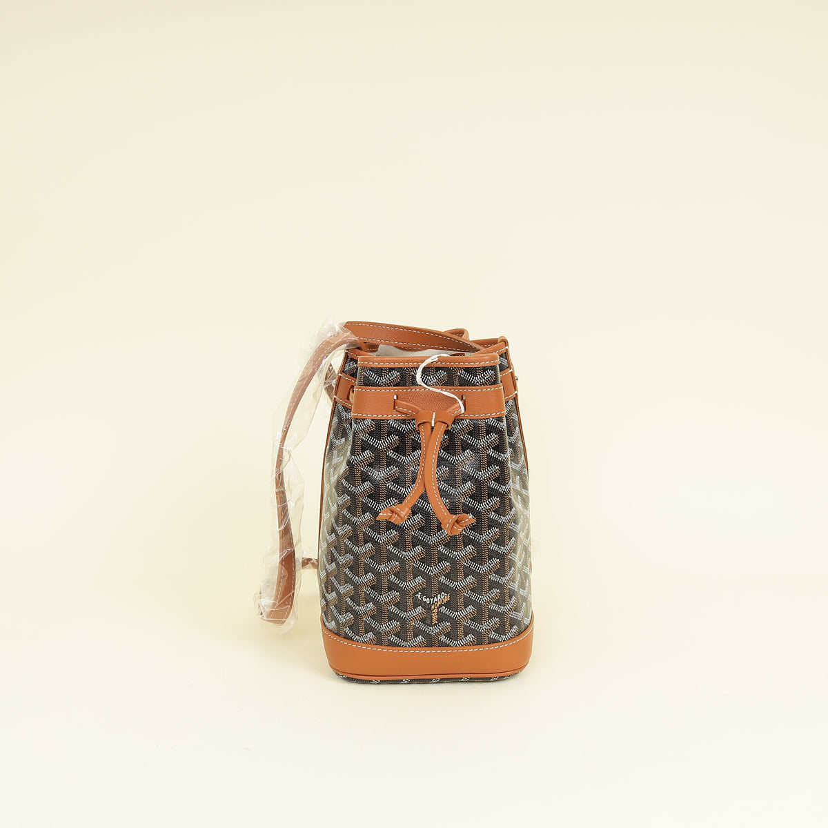 Goyard Brown Goyardine Petit Flot Bucket Bag