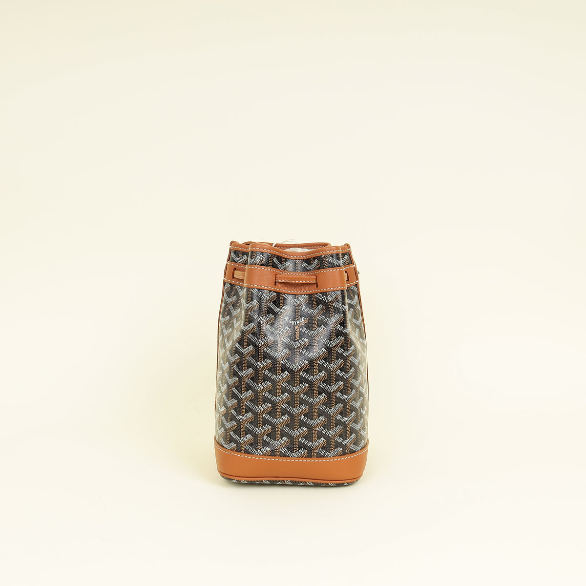Goyard Brown Goyardine Petit Flot Bucket Bag