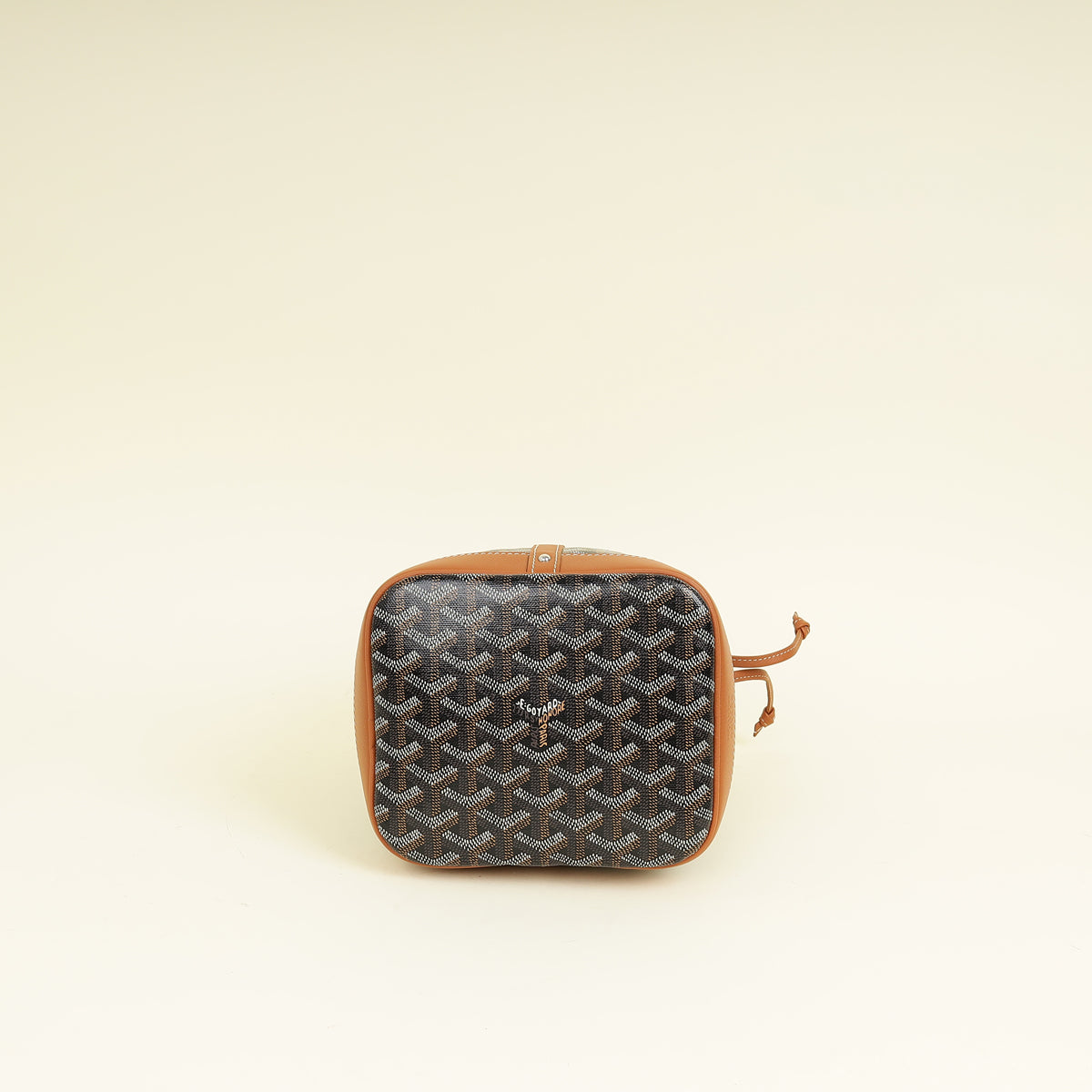 Goyard Brown Goyardine Petit Flot Bucket Bag