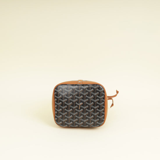 Goyard Brown Goyardine Petit Flot Bucket Bag