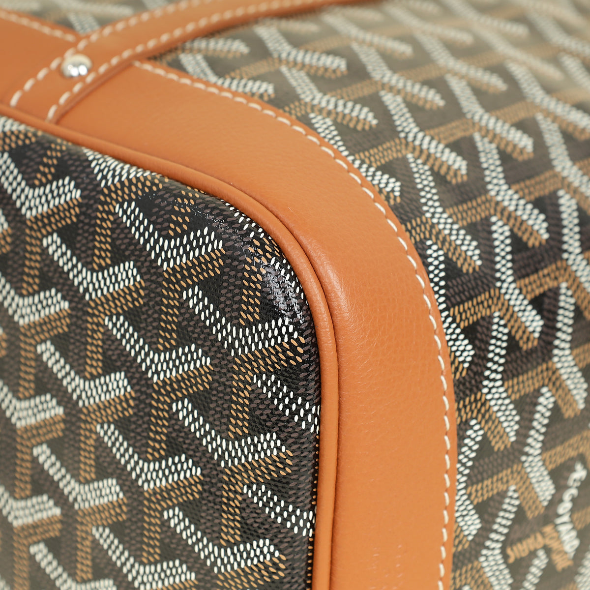 Goyard Brown Goyardine Petit Flot Bucket Bag