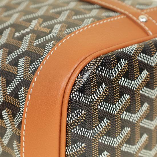 Goyard Brown Goyardine Petit Flot Bucket Bag
