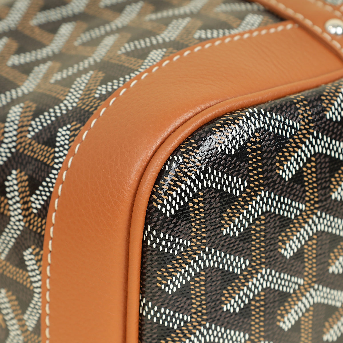 Goyard Brown Goyardine Petit Flot Bucket Bag