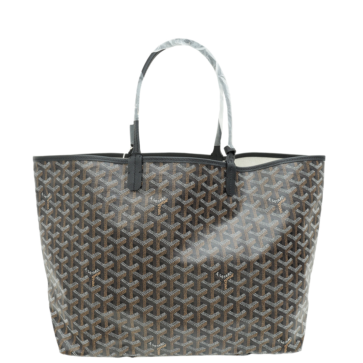 Goyard Black Goyardine Saint Louis PM Bag-Goyard-THE CLOSET