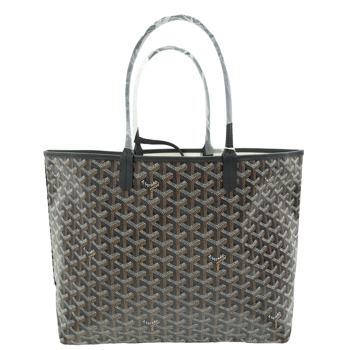 Goyard Black Goyardine Saint Louis PM Bag-Goyard-THE CLOSET