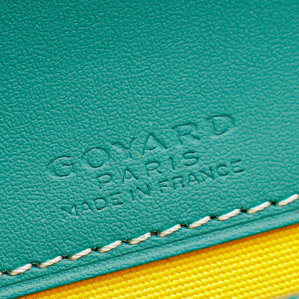 Goyard Green Goyardine Monte-Carlo Mini Case