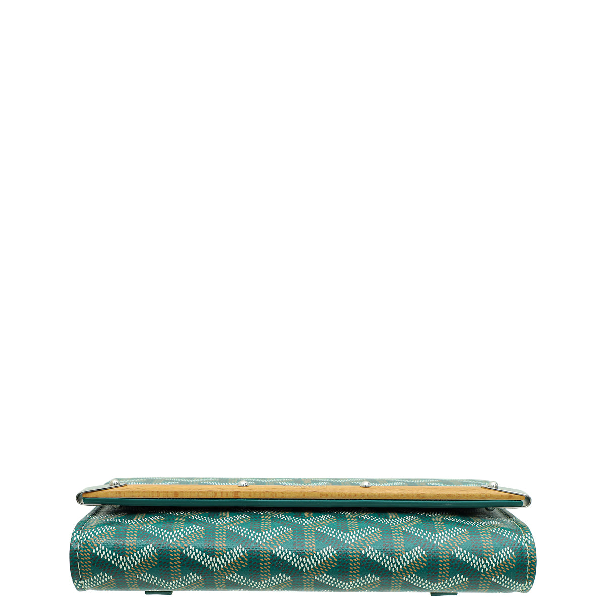 Goyard Green Goyardine Monte-Carlo Mini Case