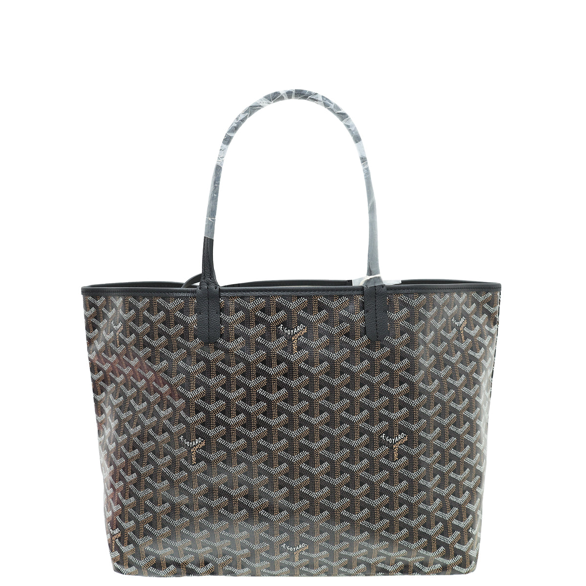 Goyard Black Goyardine Saint Louis PM Bag-Goyard-THE CLOSET