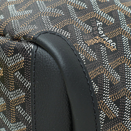 Goyard Artois MM PVCx Leather Tote Bag Black