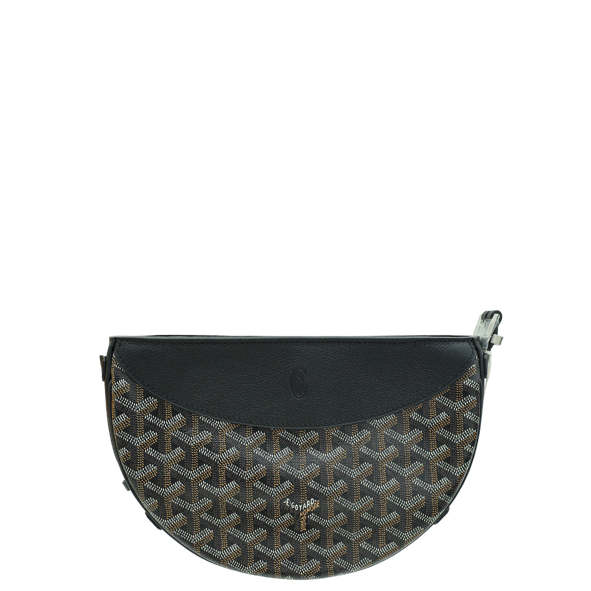 Goyard Black Goyardine Hirondelle Bag