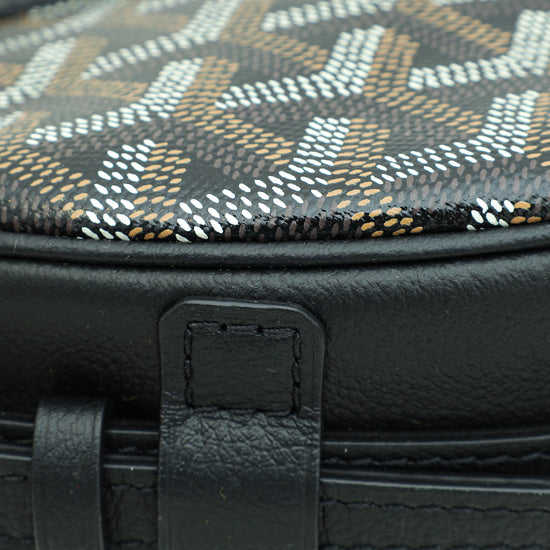 Goyard Black Goyardine Hirondelle Bag