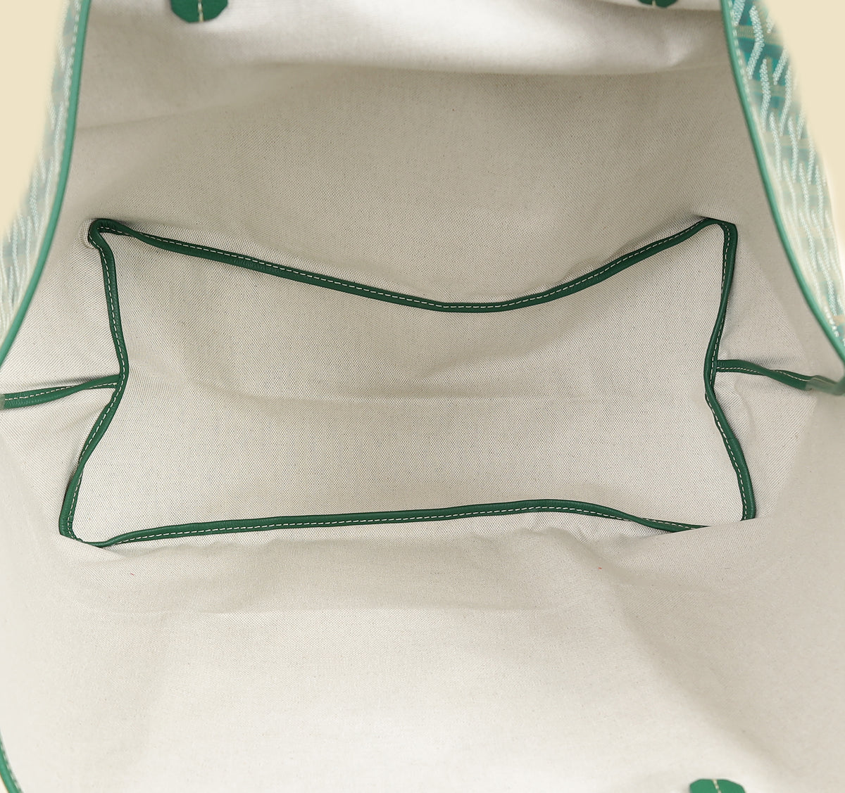 Goyard Green Goyardine Saint Louis GM Bag-Goyard-THE CLOSET