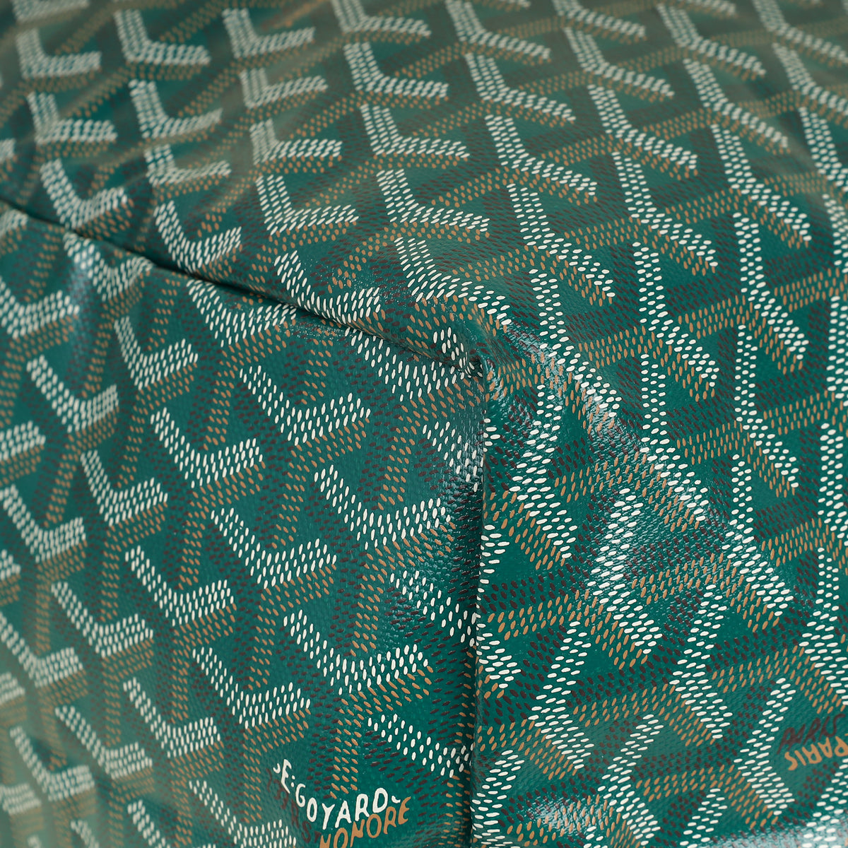 Goyard Green Goyardine Saint Louis GM Bag-Goyard-THE CLOSET