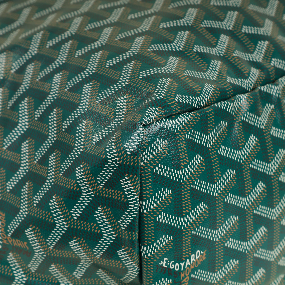 Goyard Green Goyardine Saint Louis GM Bag-Goyard-THE CLOSET