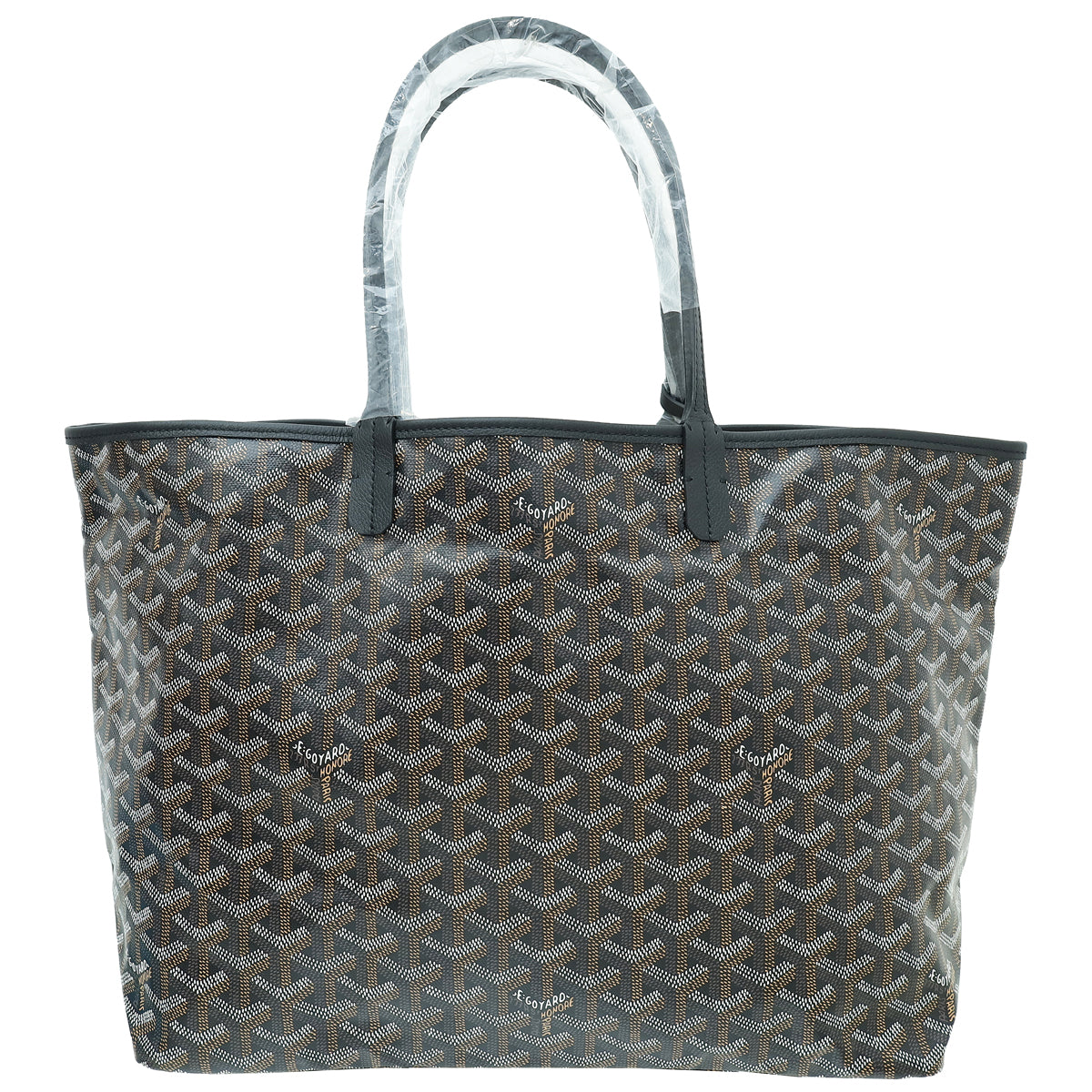Goyard Black Goyardine Saint Louis PM Bag-Goyard-THE CLOSET