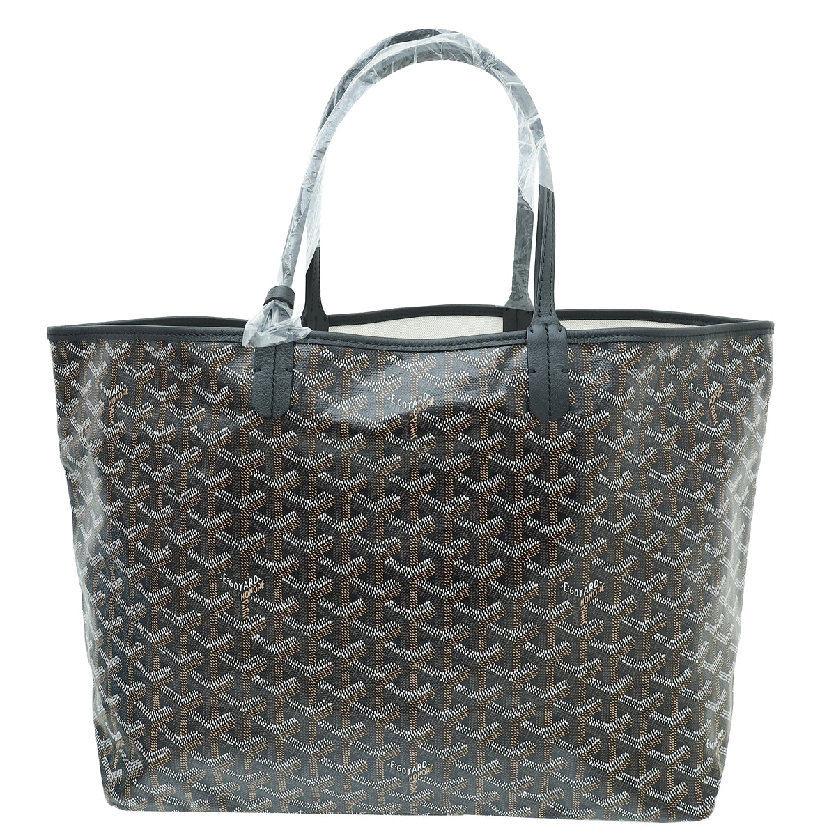 Goyard Black Goyardine Saint Louis PM Bag-Goyard-THE CLOSET