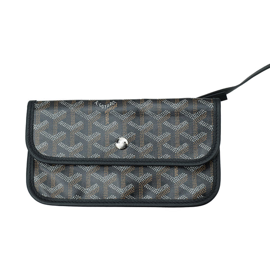 Goyard Black Goyardine Saint Louis PM Bag