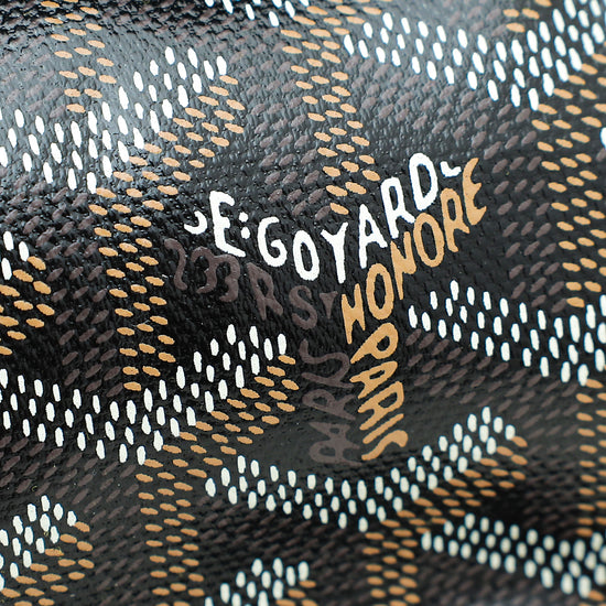 Goyard Black Goyardine Reversible Anjou Mini Bag