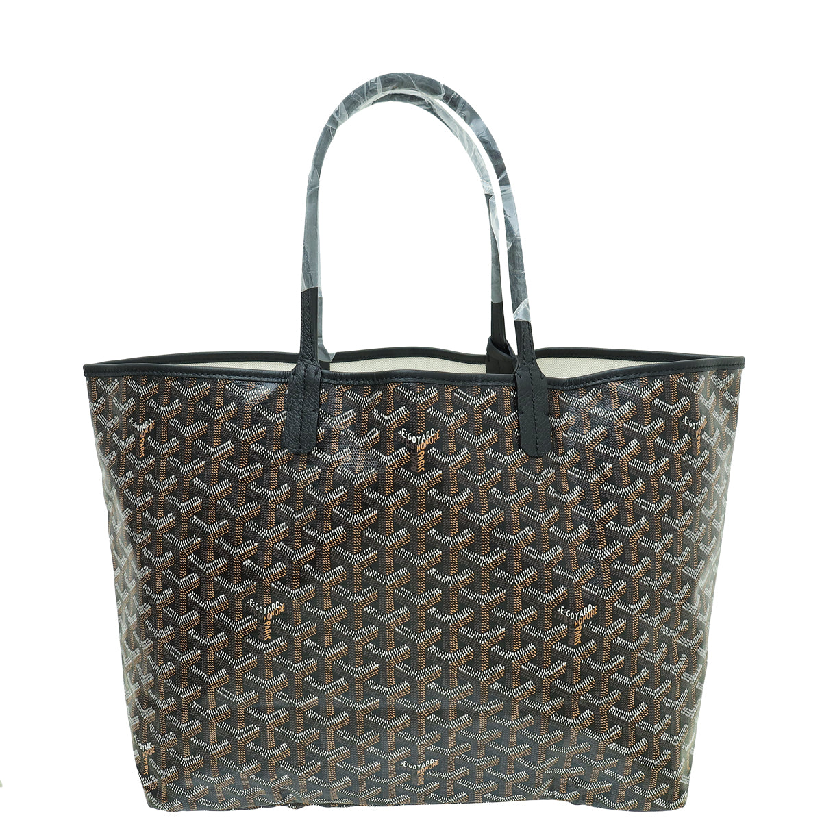 Goyard Black Goyardine Saint Louis PM Bag-Goyard-THE CLOSET