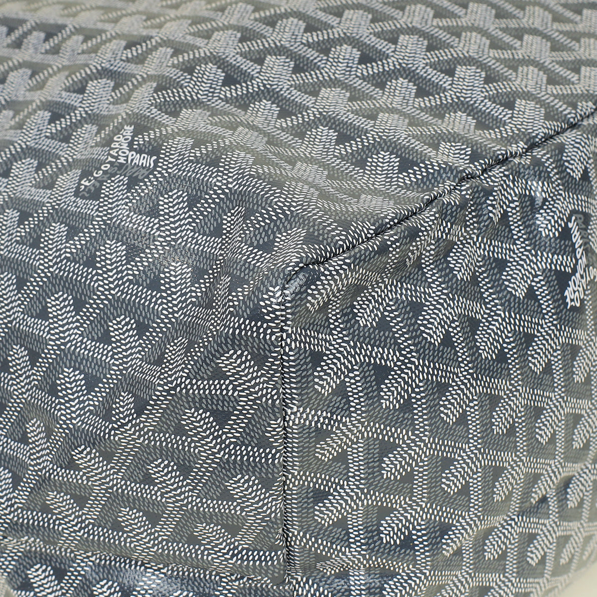 Goyard Grey Goyardine Saint Louis GM Bag