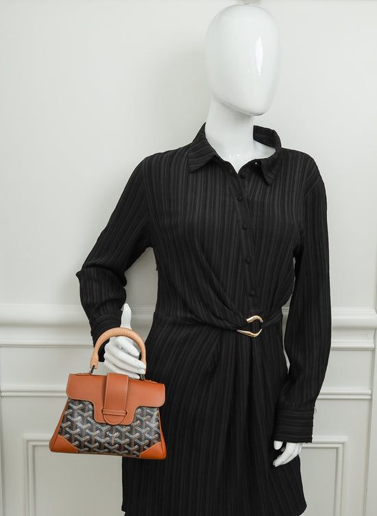 Goyard Bicolor Goyardine Saigon Mini Souple Bag-Goyard-THE CLOSET