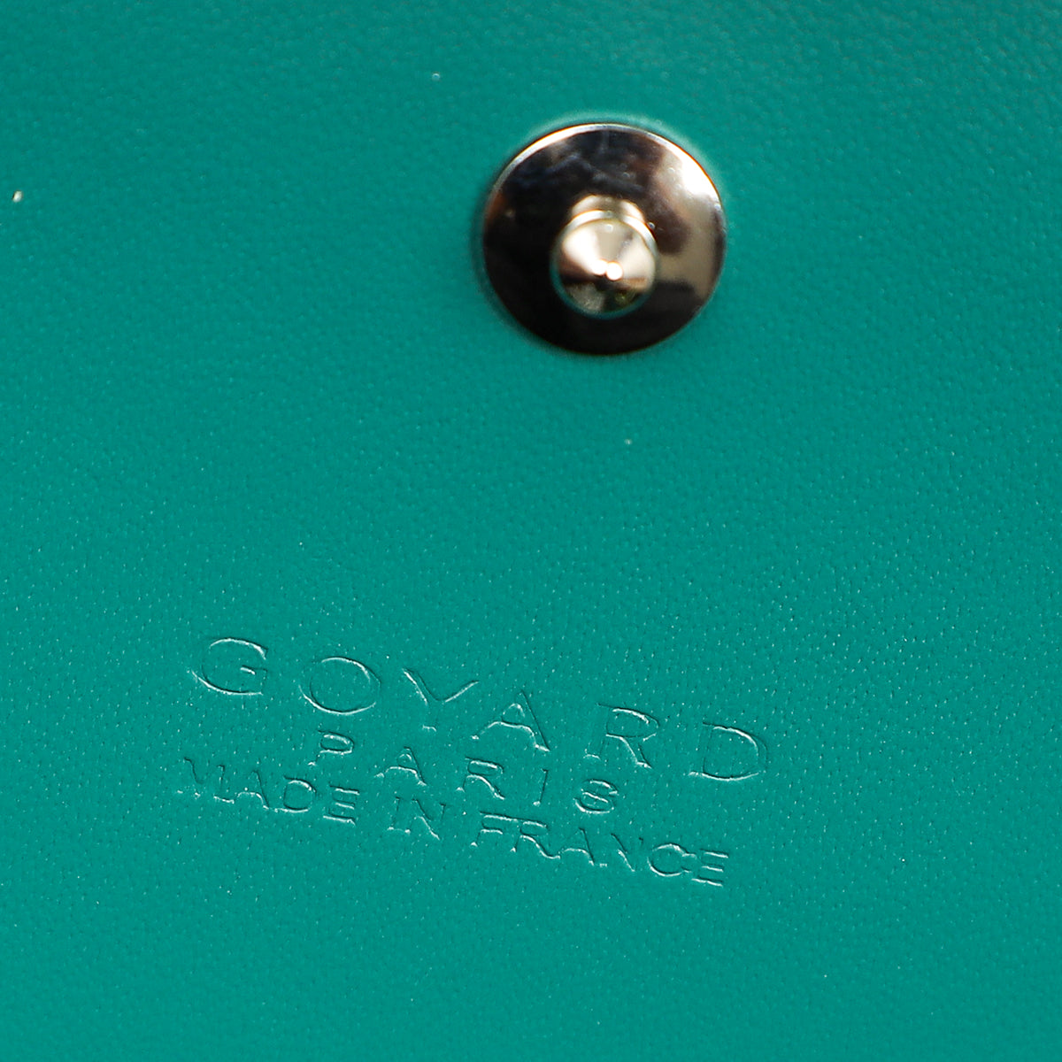 Goyard Green Goyardine Continental Wallet W/ Strap-Goyard-THE CLOSET