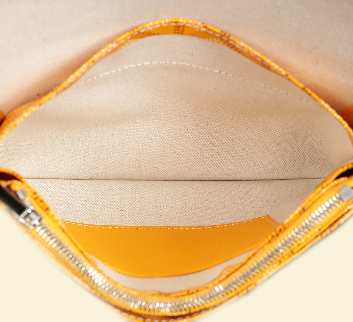 Goyard Yellow Goyardine Plumet Wallet Clutch Bag-Goyard-THE CLOSET