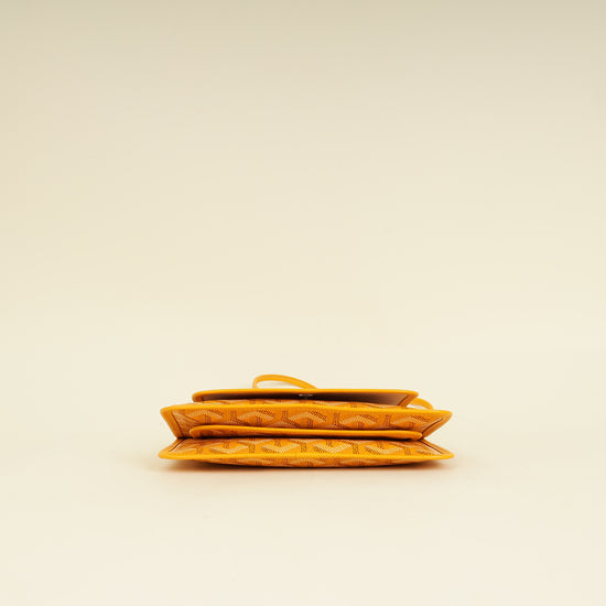 Goyard Yellow Goyardine Plumet Wallet Clutch Bag-Goyard-THE CLOSET