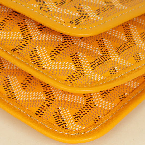 Goyard Yellow Goyardine Plumet Wallet Clutch Bag-Goyard-THE CLOSET