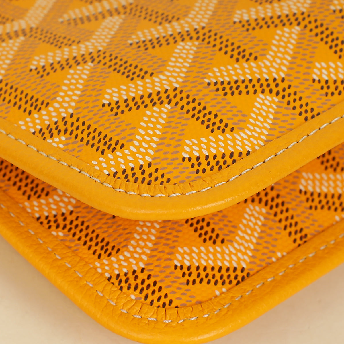 Goyard Yellow Goyardine Plumet Wallet Clutch Bag-Goyard-THE CLOSET