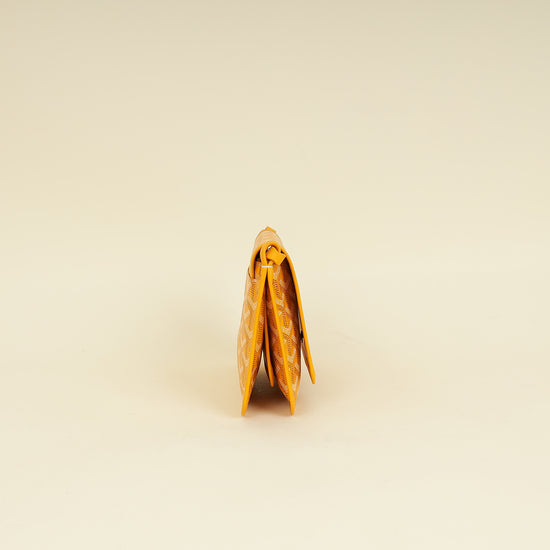 Goyard Yellow Goyardine Plumet Wallet Clutch Bag-Goyard-THE CLOSET