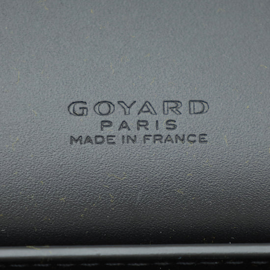 Goyard Black Goyardine Duchesse Marie Caroline Bag