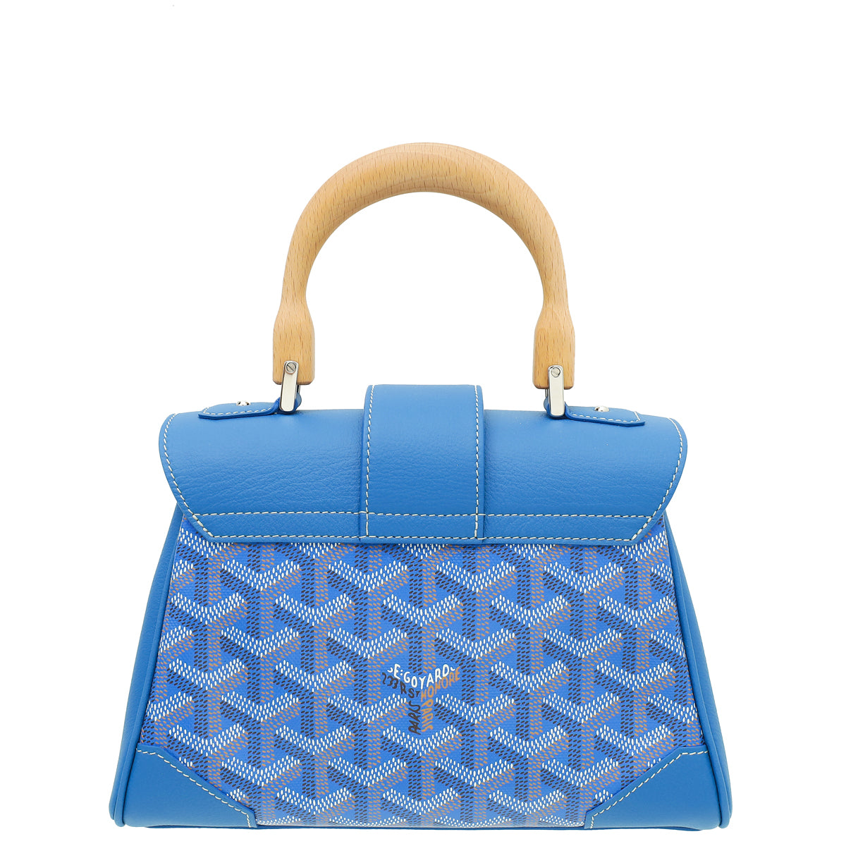 Goyard Sky Blue Souple Mini Saigon Bag